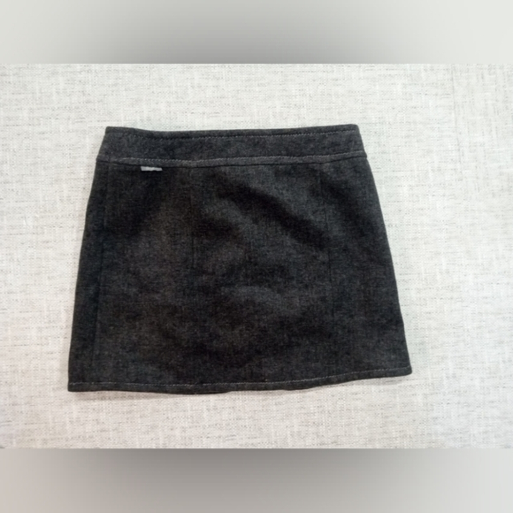 Purnell Santa Barbara Work Wear  Sz8 Grey Wool Front‎ Side Zip School Girl NWOT